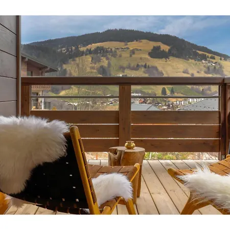 Apartment Luxurious 4-room With Pool, Gym, And Parking Megeve